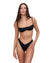 WOMENS  OFF-DUTY BIKINI BLACK RIB REGULAR BIKINI