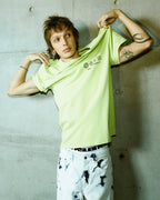 Mens Enjoy Biggie Ss Tee Daylite Oversized Tees - Green