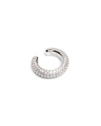 KRYSTAL RIPPLE EAR CUFF SILVER JEWELLERY