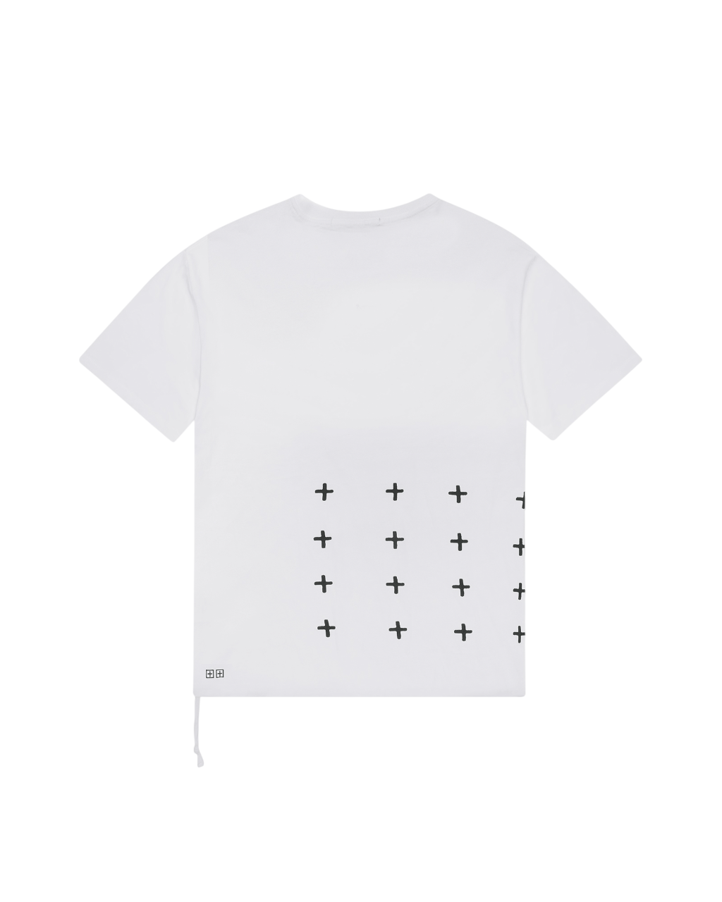 MENS  4 X 4 BIGGIE SS TEE OPTIC WHITE OVERSIZED TEES