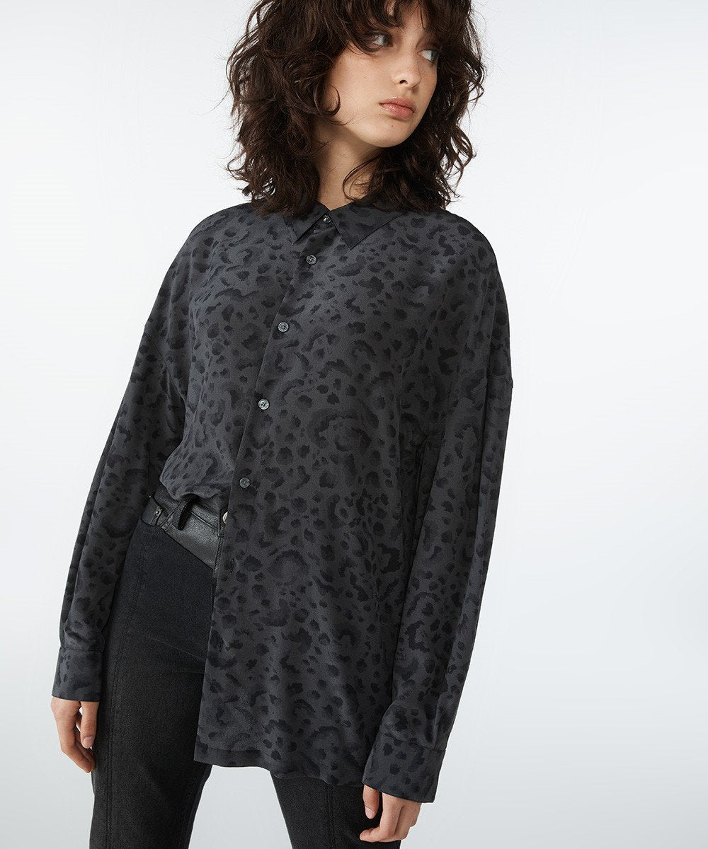 Womens Arkanum Ls Shirt Shirts - Grey