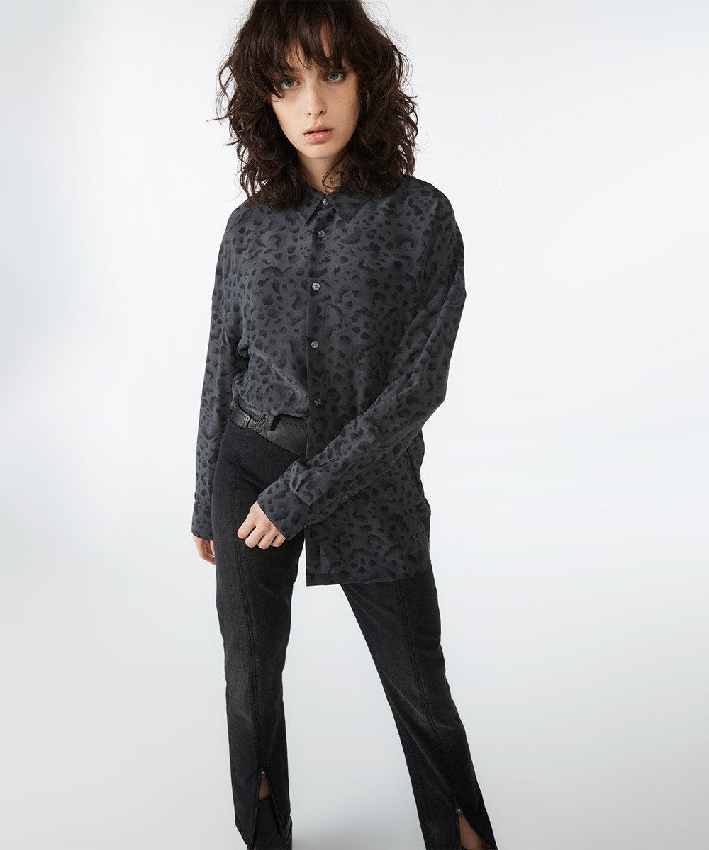 Womens Arkanum Ls Shirt Shirts - Grey