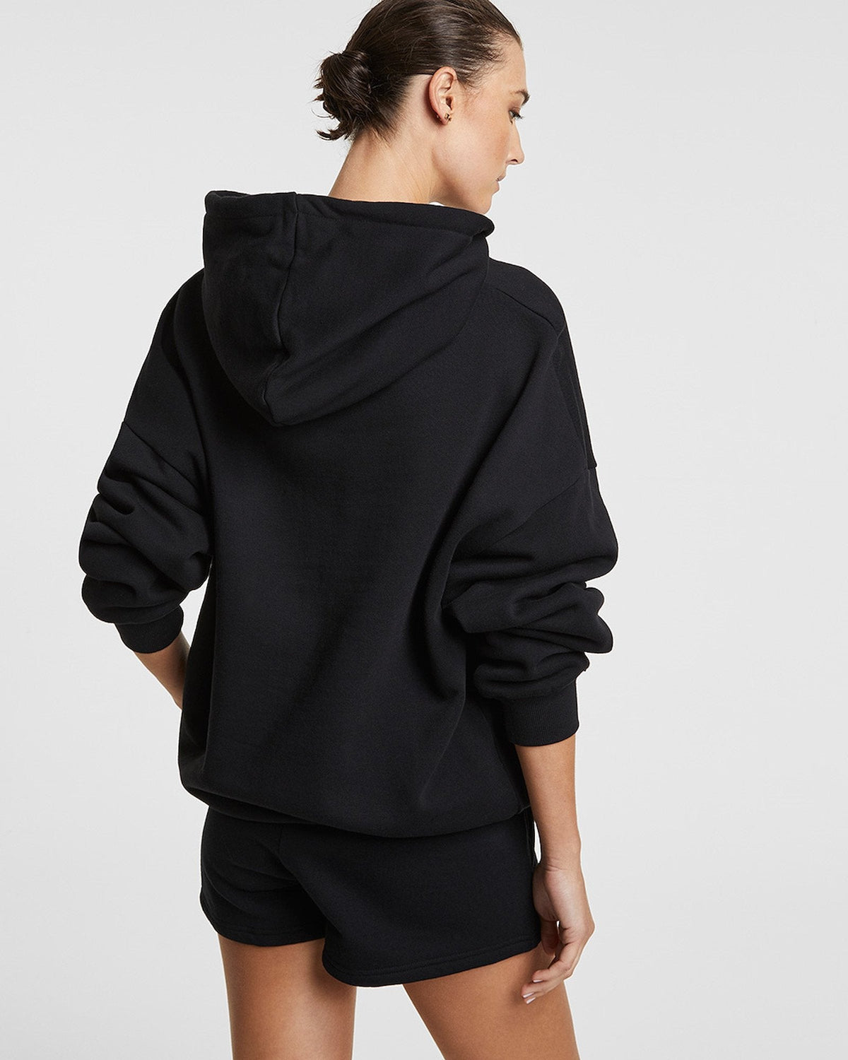WOMENS 3 X 4 OH G HOODIE JET BLACK FLEECE