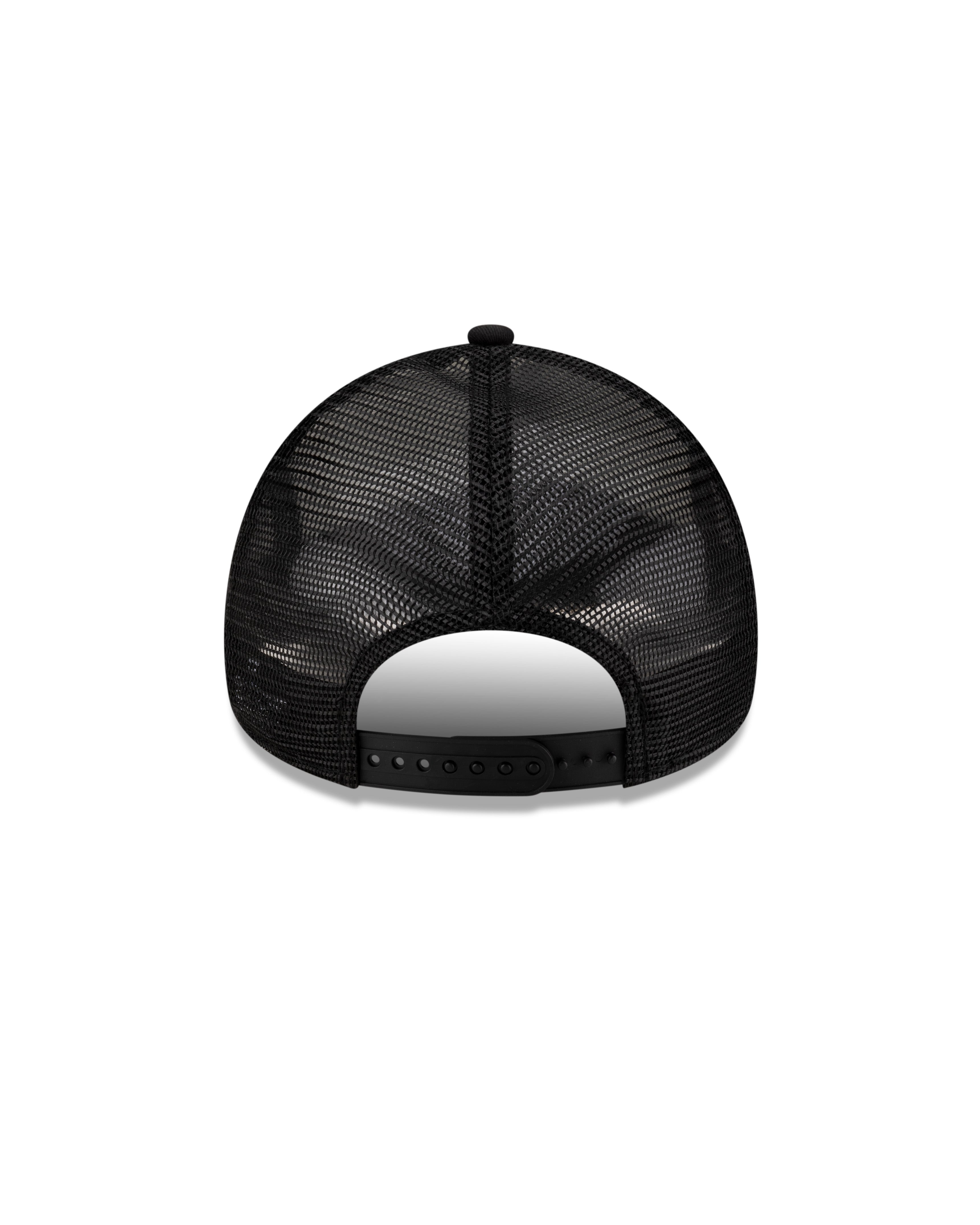 KSUBI X NEW ERA 9FORTY A-FRAME TRUCKER CAP BLACK/WHITE HEADWEAR