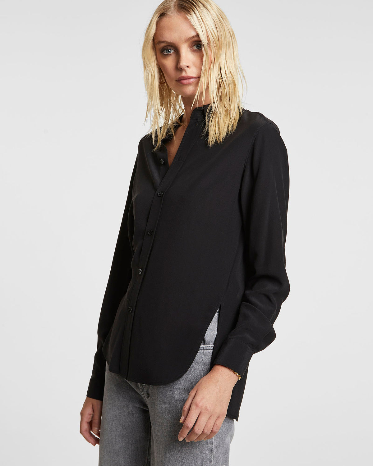 Womens Xzibit Shirt Black Relaxed Shirts - Black