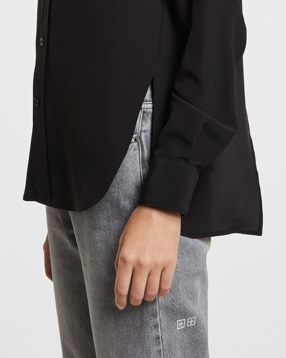 Womens Xzibit Shirt Black Relaxed Shirts - Black