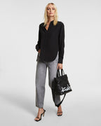 Womens Xzibit Shirt Black Relaxed Shirts - Black