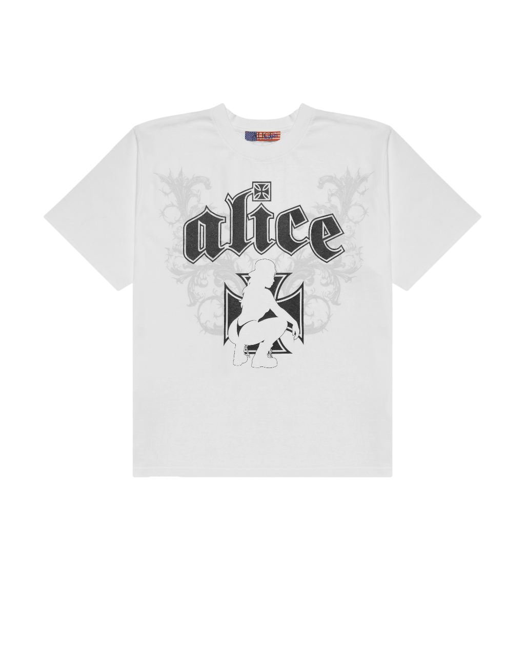 KSUBI X ALICE HOLLYWOOD GRAPHIC TEE WHITE