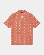 Mens Allstar Resort Ss Shirt Torch Regular Shirts - Red