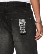 Mens Anti K Short Tarr Relaxed Walkshorts - Black