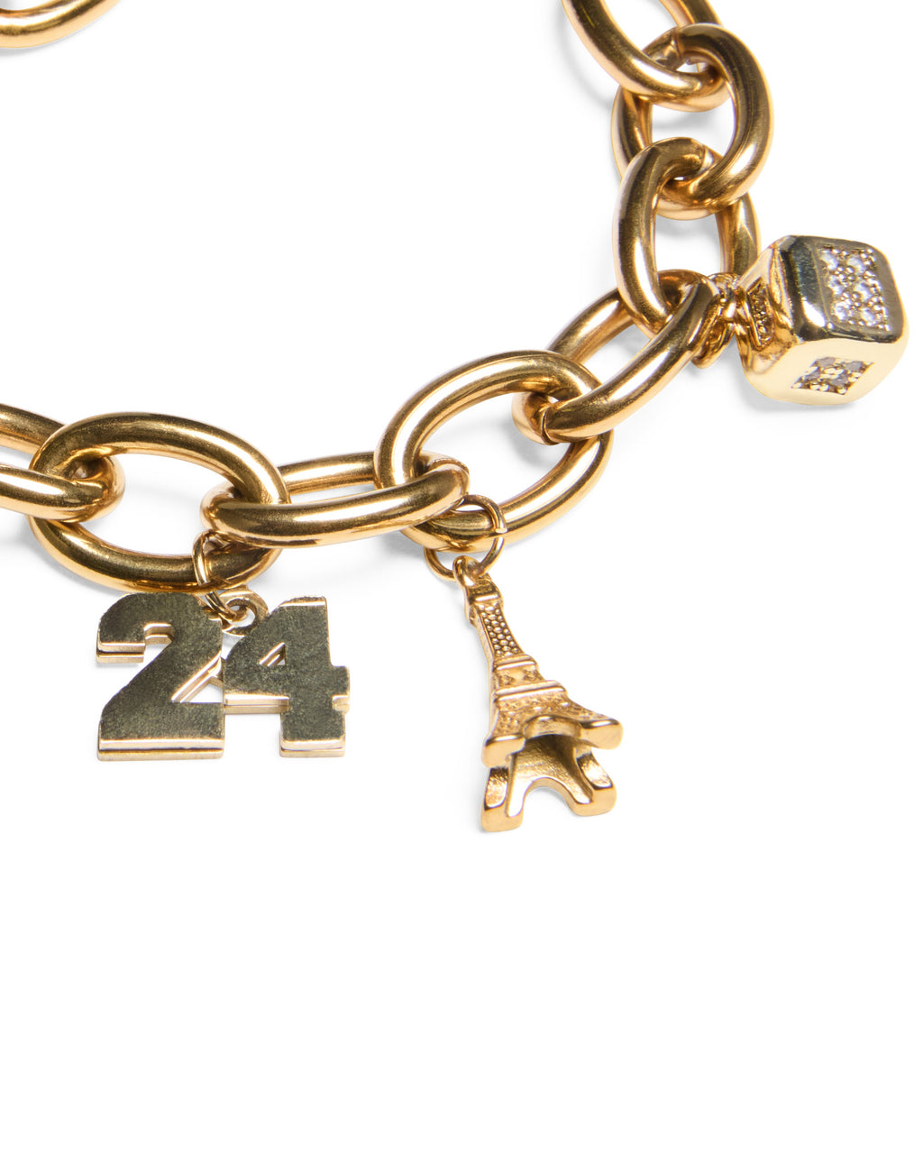 Lucky Charm Bracelet Gold Jewellery - Gold