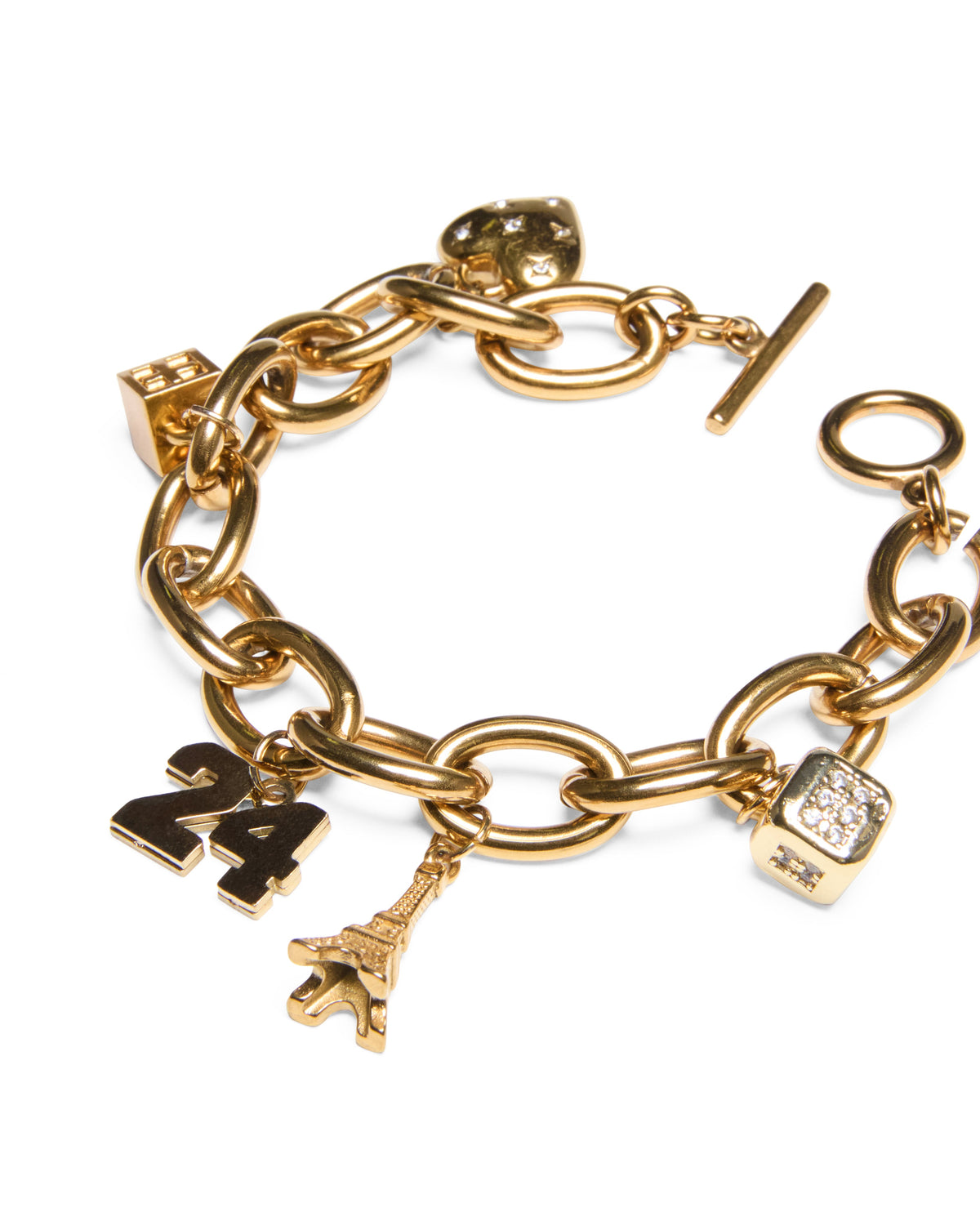 Lucky Charm Bracelet Gold Jewellery - Gold