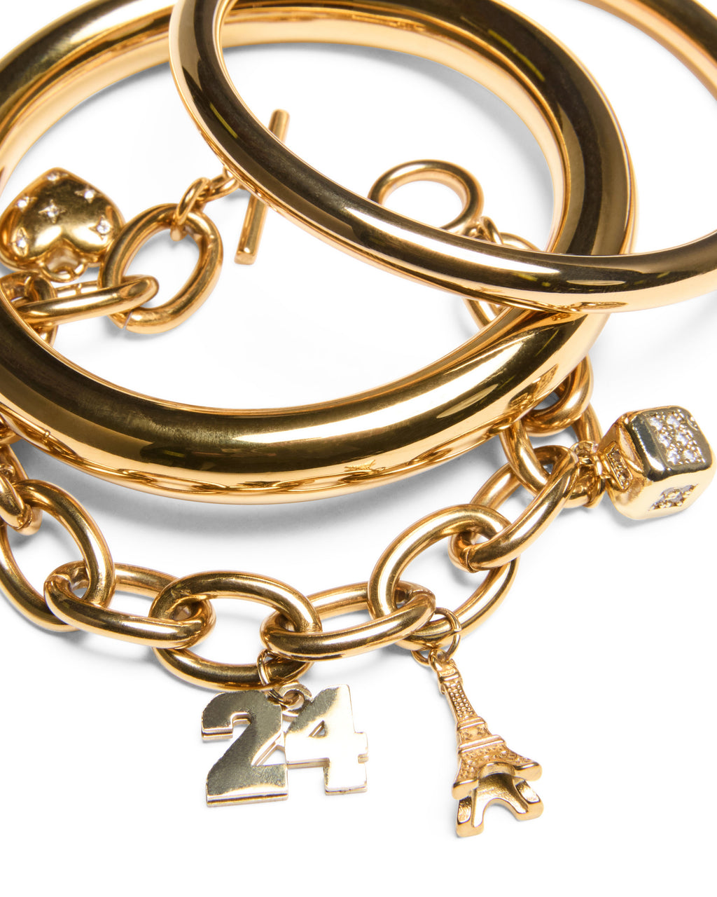 Lucky Charm Bracelet Gold Jewellery - Gold