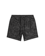 Mens Baddies Boardshort Black Regular Walkshorts - Black