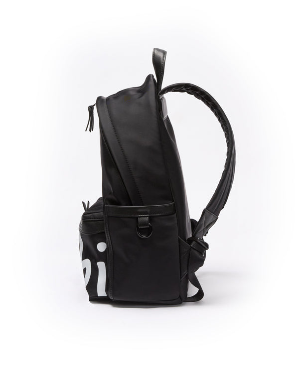 Buy 1999 NYLON LEATHER BACKPACK BLACK | Ksubi ++