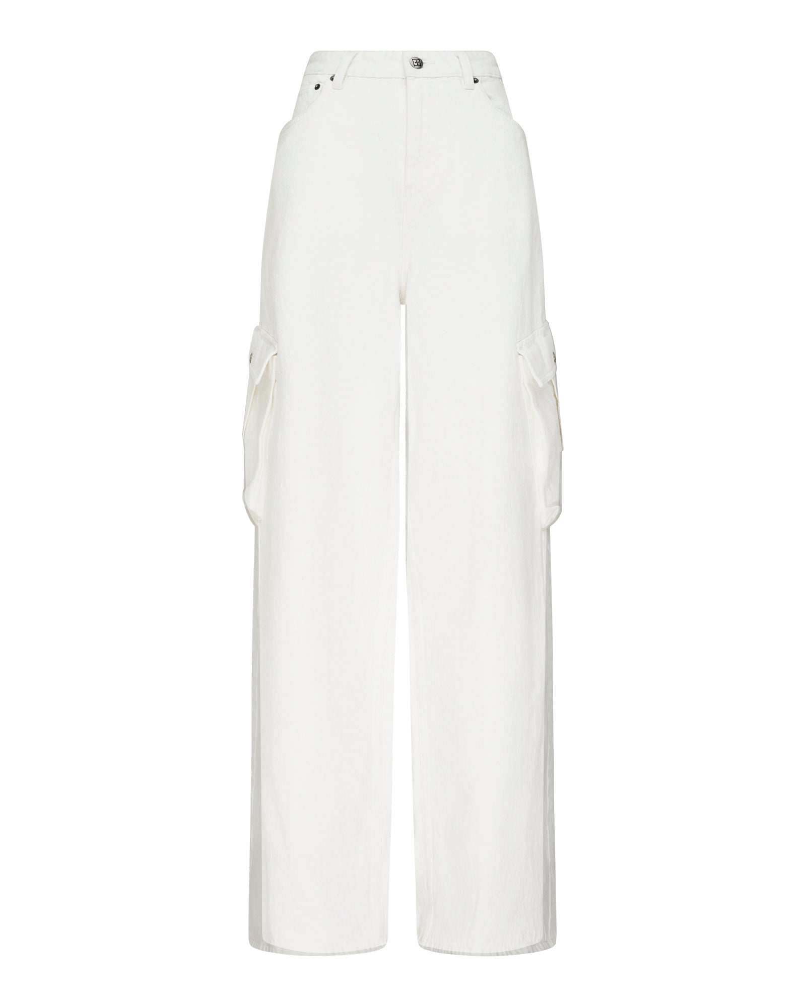 WOMENS  BAGGY JEAN CARGO ECRU BAGGY DENIM JEANS