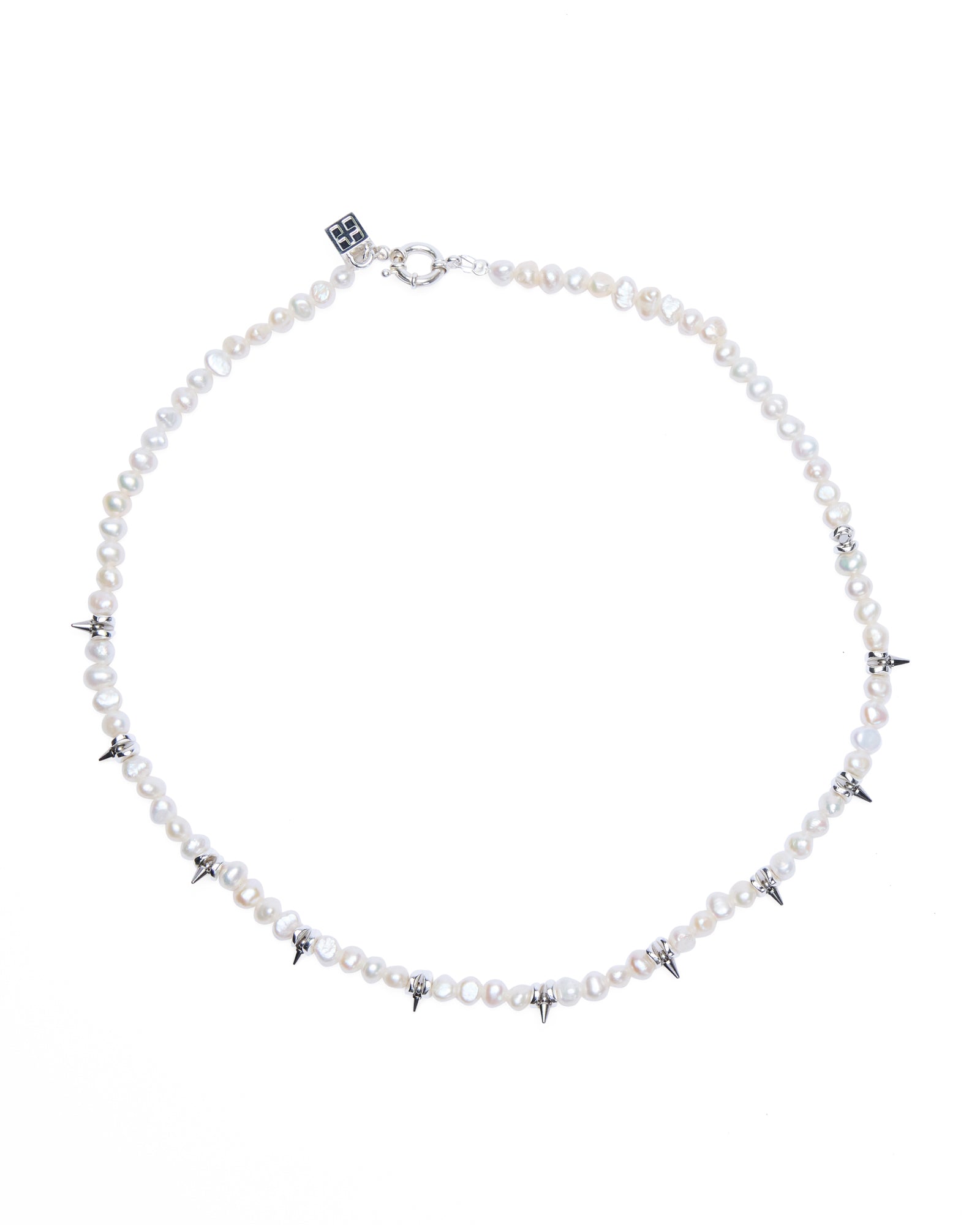 PEARL SPIKE NECKLACE