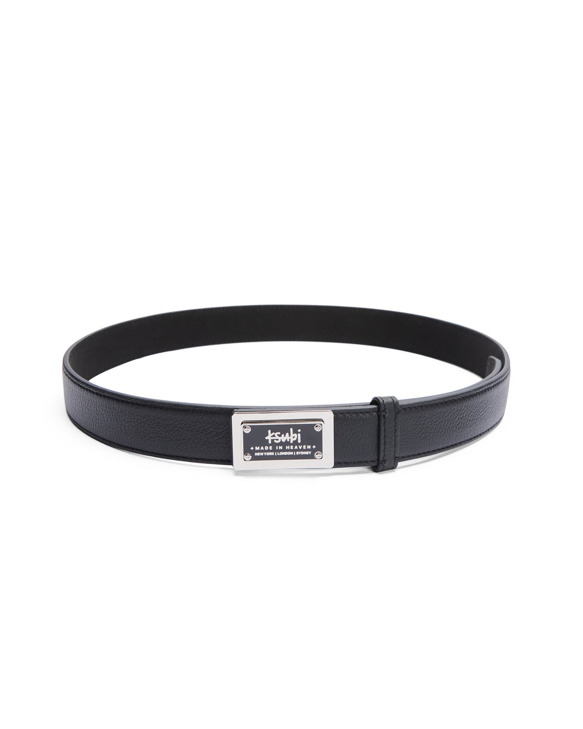 MADE IN HEAVEN BELT BLACK/ SILVER