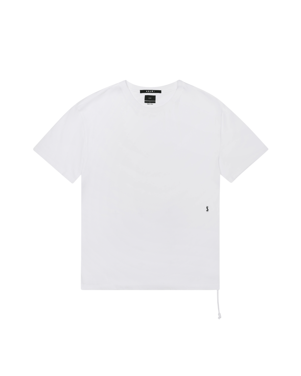 MENS  4 X 4 BIGGIE SS TEE OPTIC WHITE OVERSIZED TEES