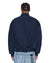 MENS  INTRUDER BOMBER JACKET NAVY OVERSIZED JACKETS