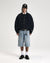 MENS  INTRUDER BOMBER JACKET NAVY OVERSIZED JACKETS