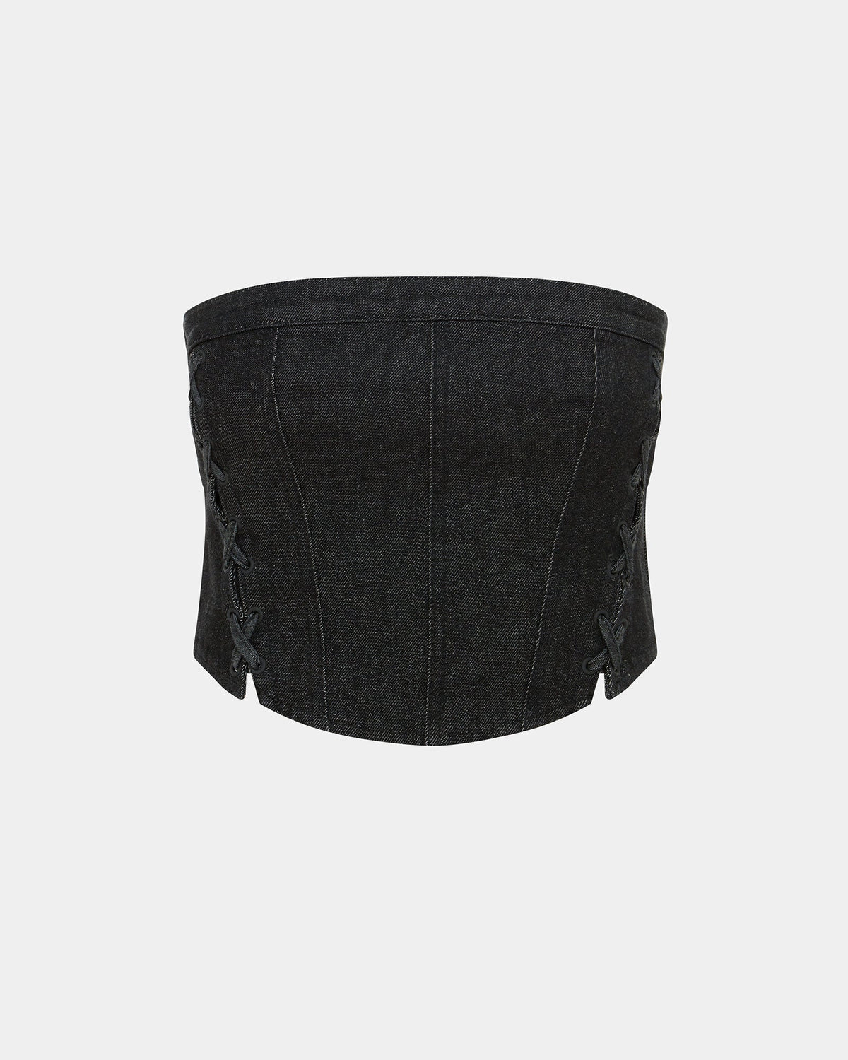 WOMENS BUSTIER EBONY LACED FASHION TOPS