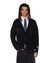 MENS  PLAYOFF CARDIGAN BLACK BOXY KNITWEAR