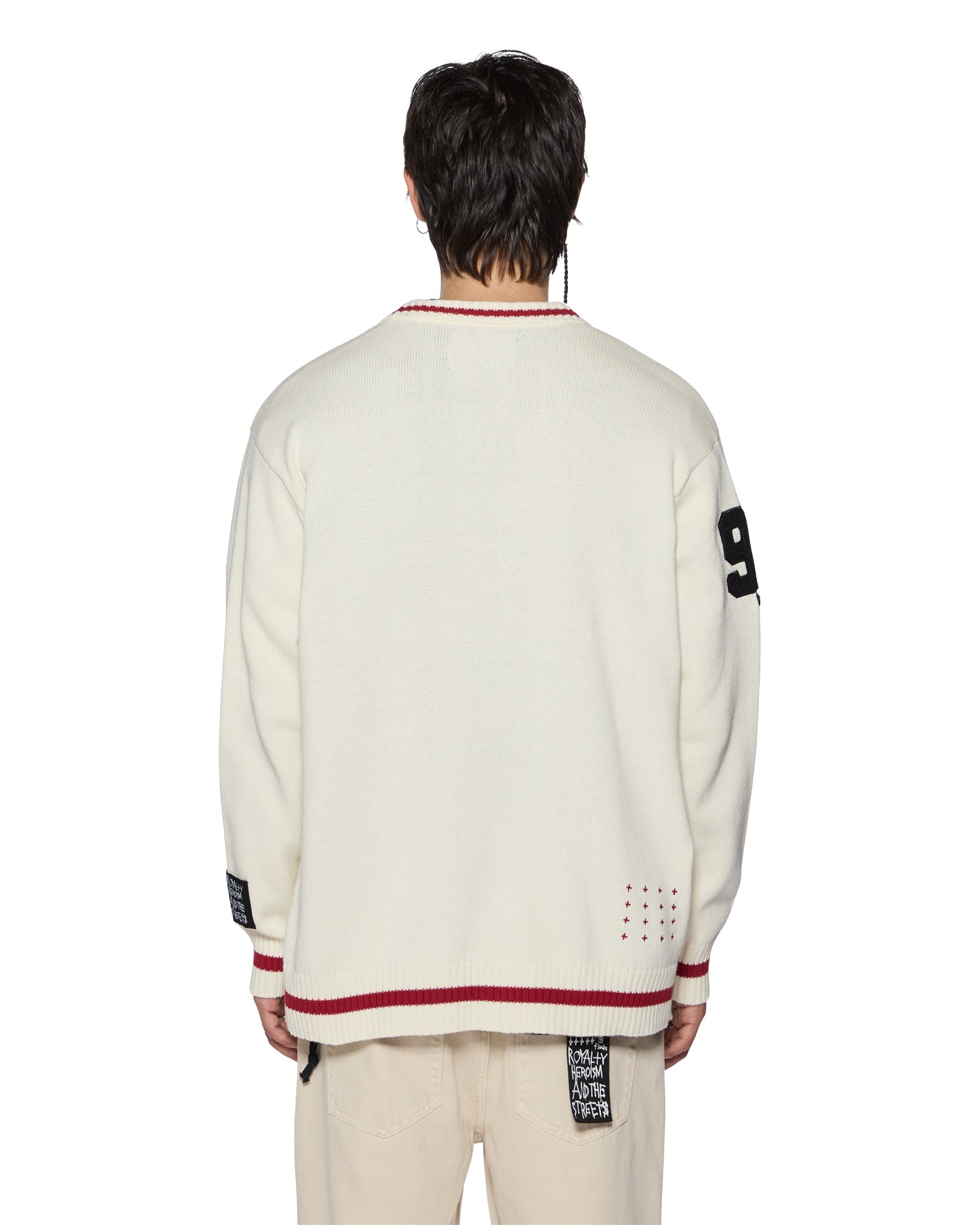 PLAYOFF CARDIGAN ECRU