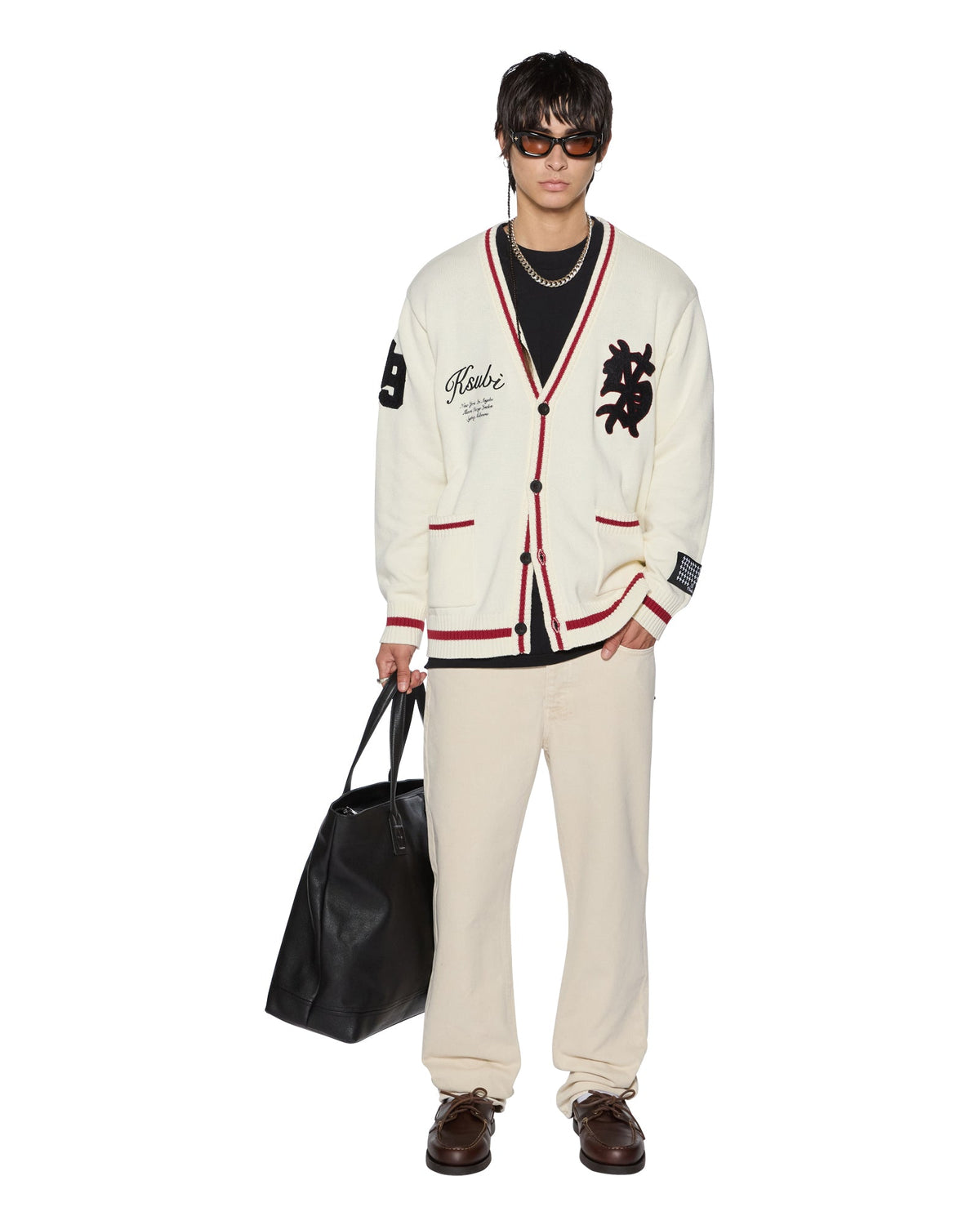 PLAYOFF CARDIGAN ECRU