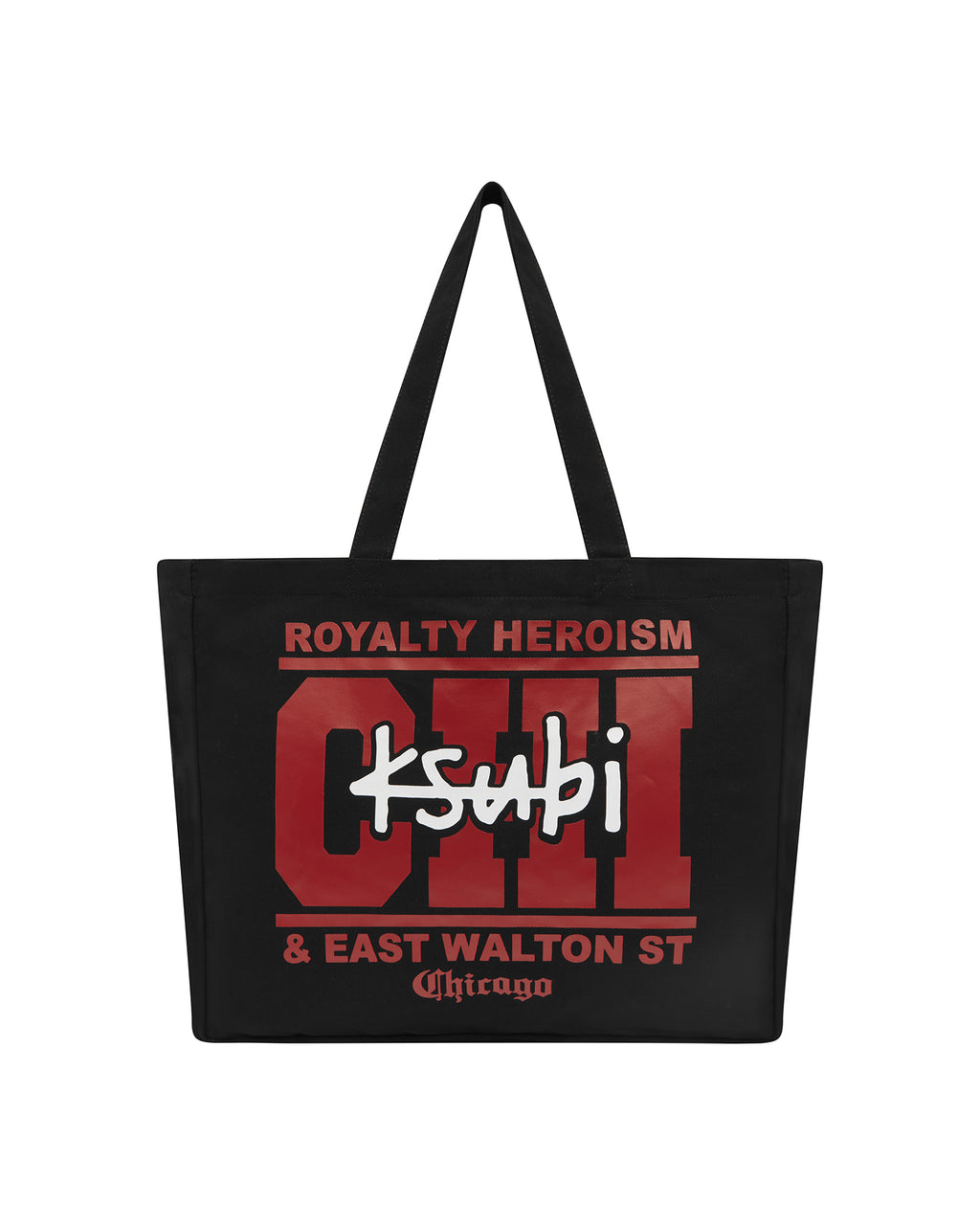 Chicago And The Streets Tote Black Bags - Black