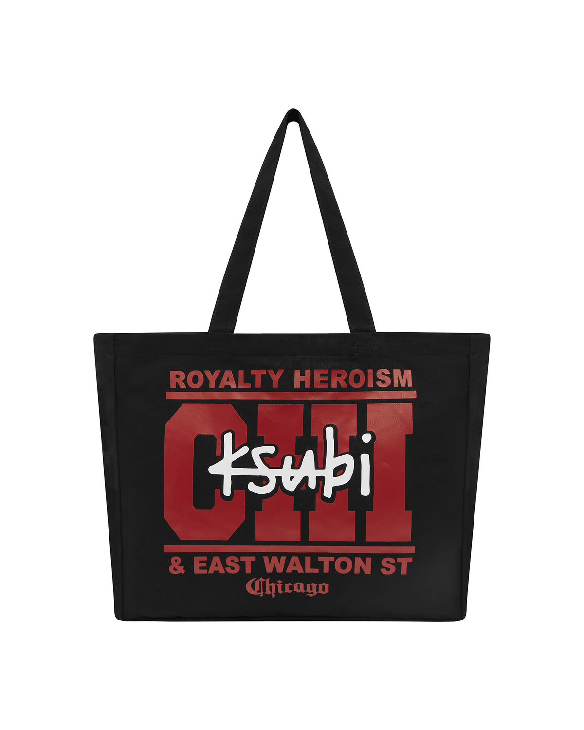 CHICAGO AND THE STREETS TOTE BLACK