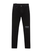 Mens Chitch Laid Black Est Slim Denim Jeans - Black
