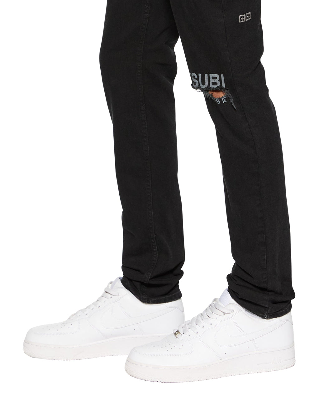 Mens Chitch Laid Black Est Slim Denim Jeans - Black