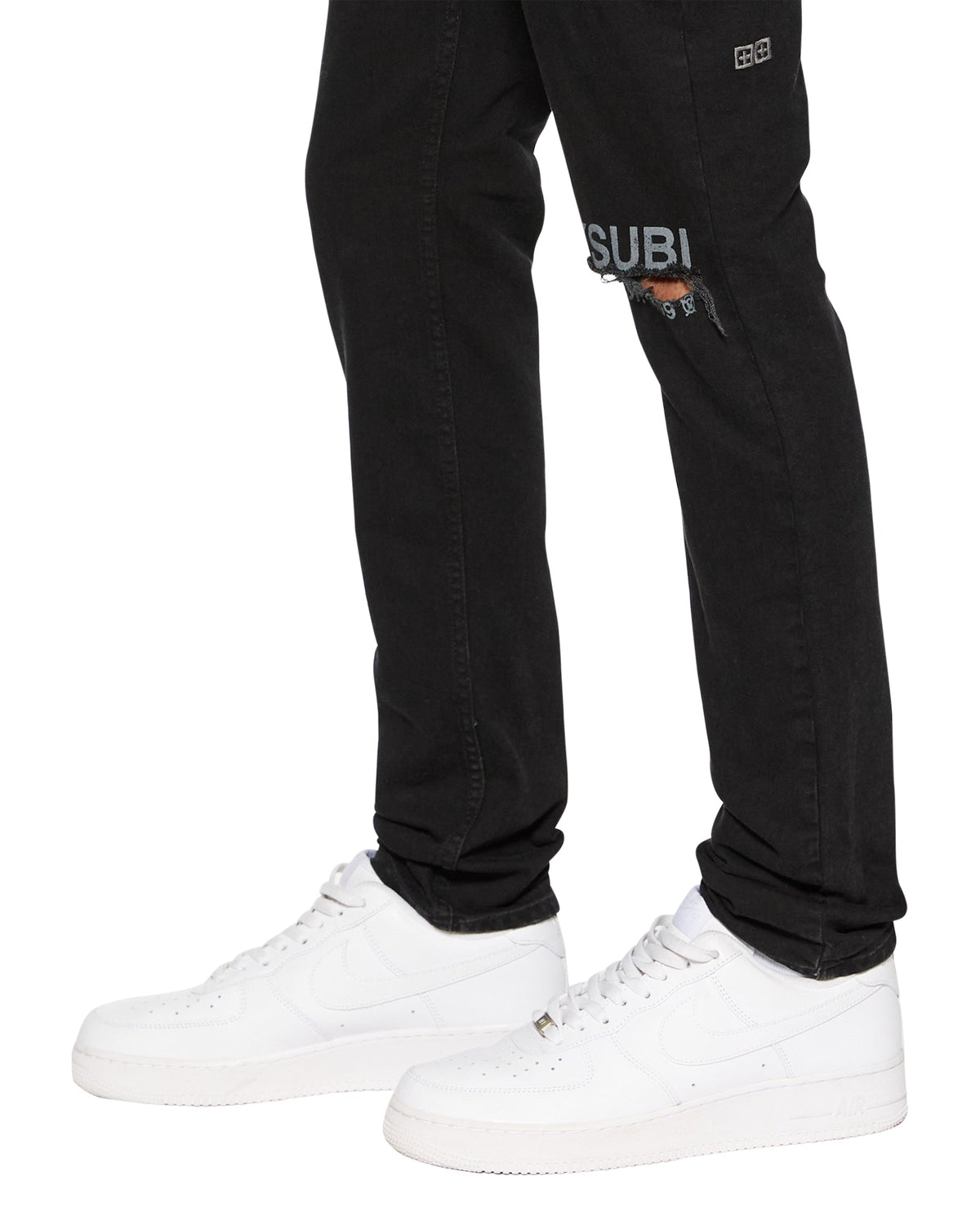 Mens Chitch Laid Black Est Slim Denim Jeans - Black