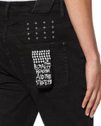 Mens Chitch Laid Black Est Slim Denim Jeans - Black