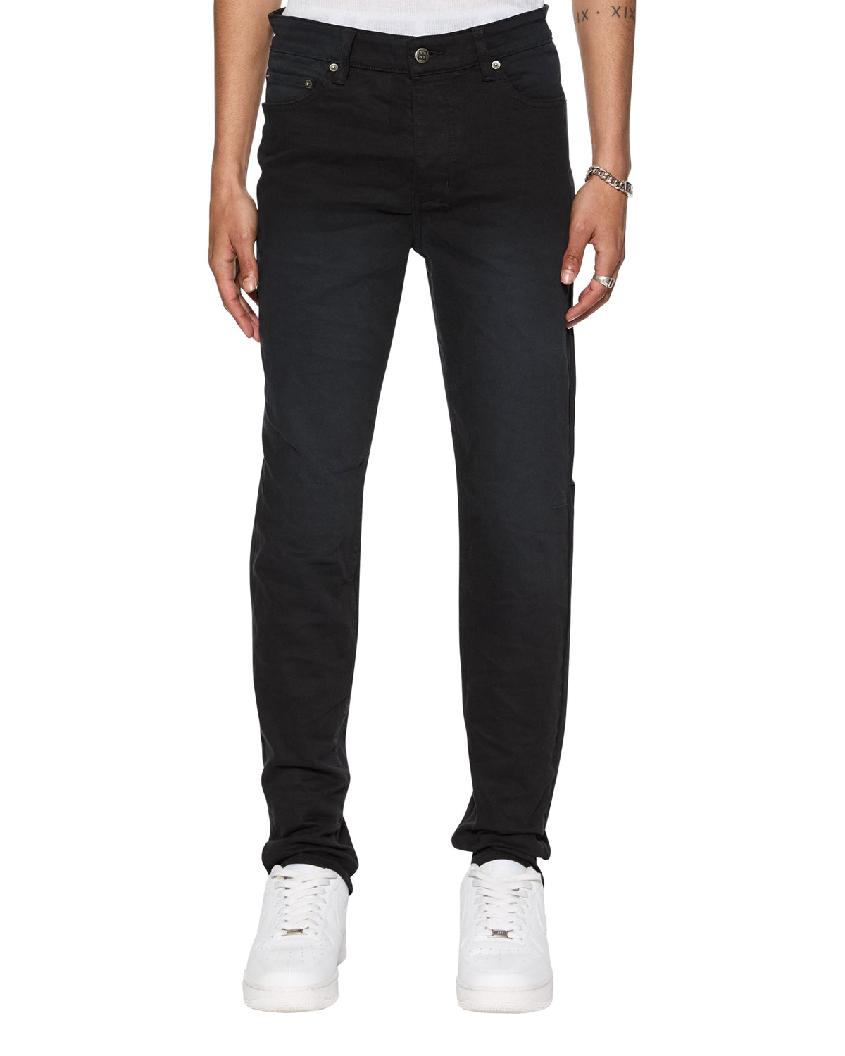Mens Chitch Replica Slim Denim Jeans - Black