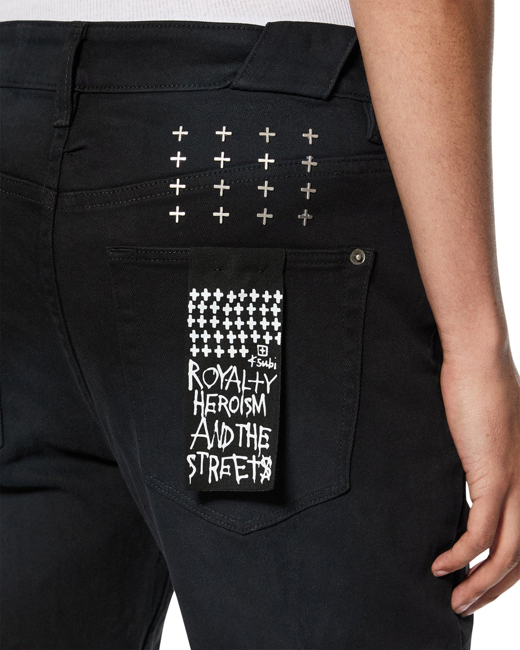 Mens Chitch Replica Slim Denim Jeans - Black