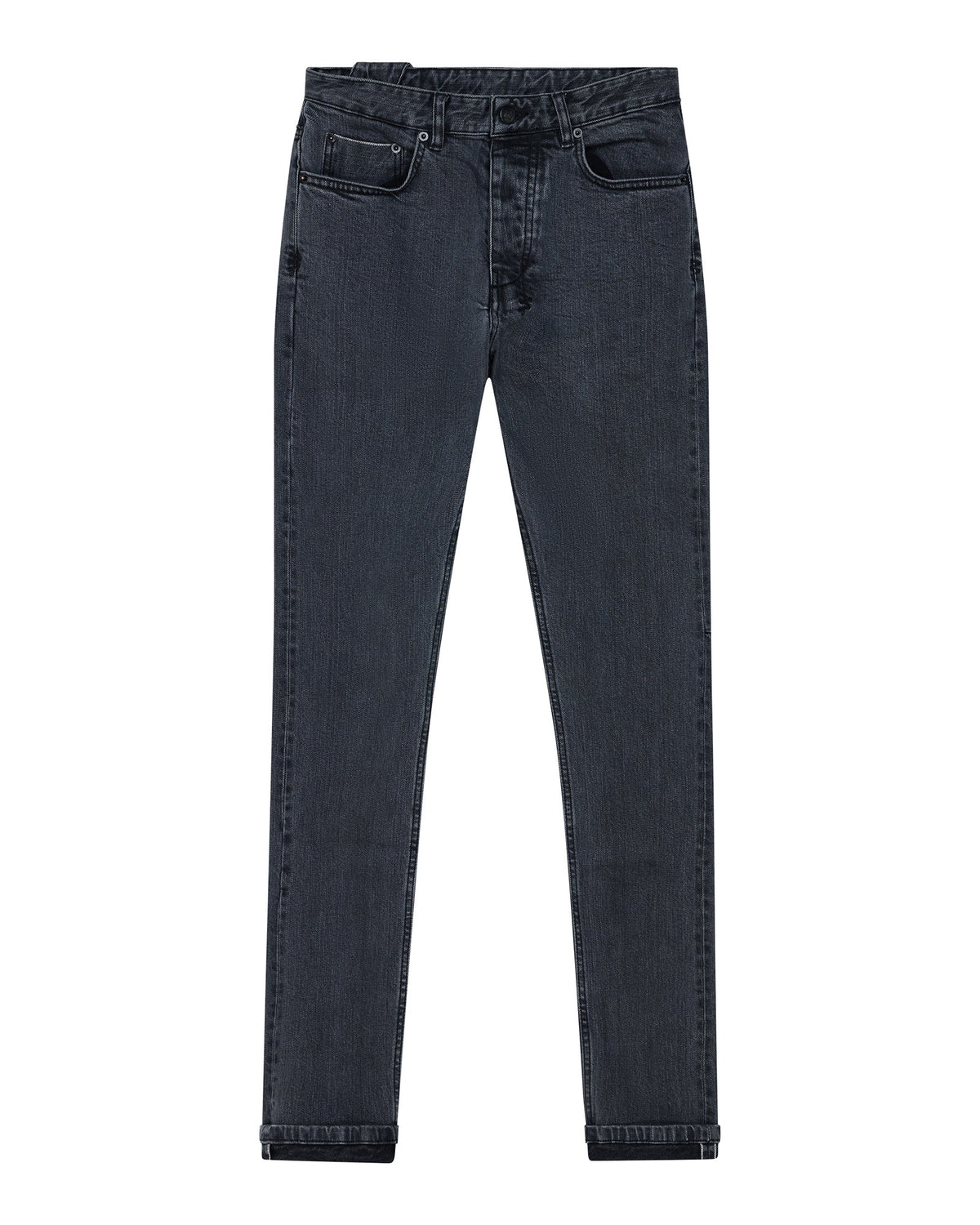 MENS CHITCH SELVEDGE NY BLACK DENIM JEANS