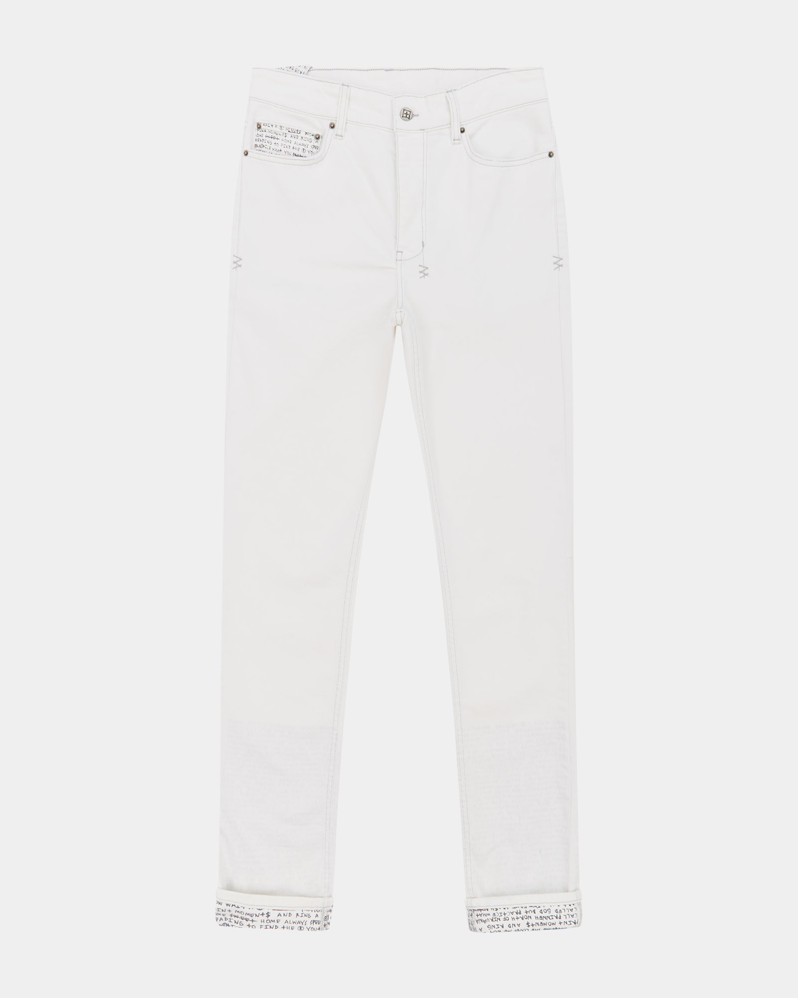 MENS  CHITCH WHITENOISE SLIM DENIM JEANS