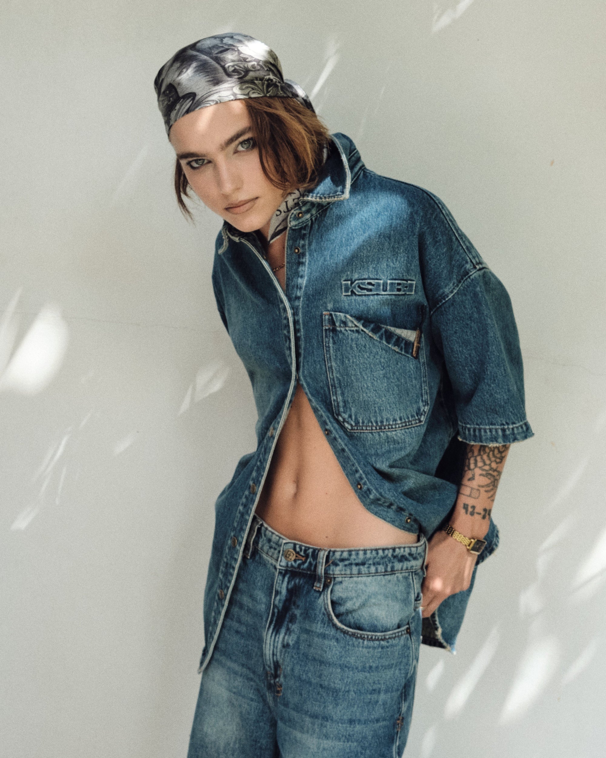 WOMENS  GARAGE SS SHIRT AGED RELAXED SHIRTS