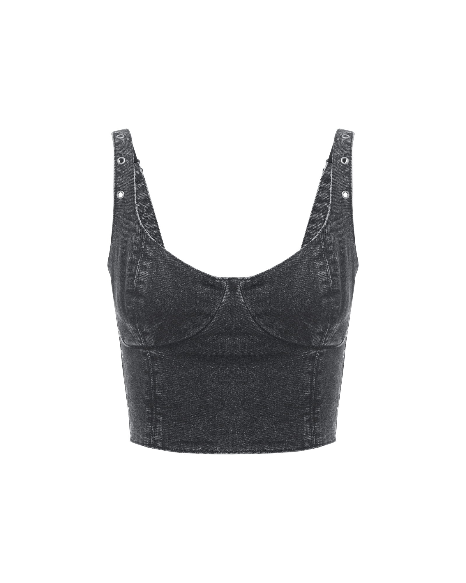WOMENS  DAUPHINE BUSTIER SHADOW FITTED FASHION TOPS