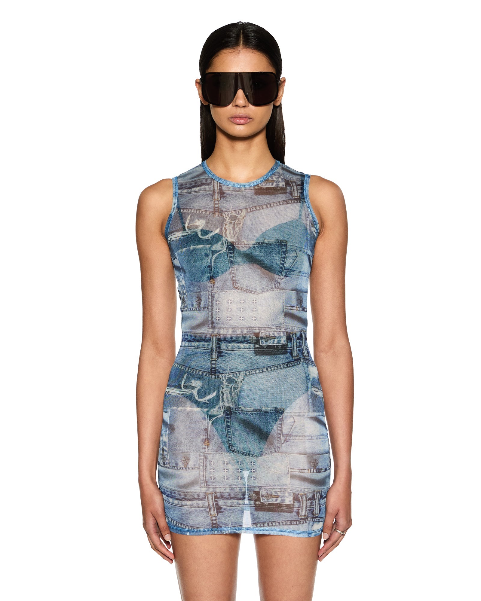 WOMENS  STUDIO MINI DRESS FITTED DRESSES