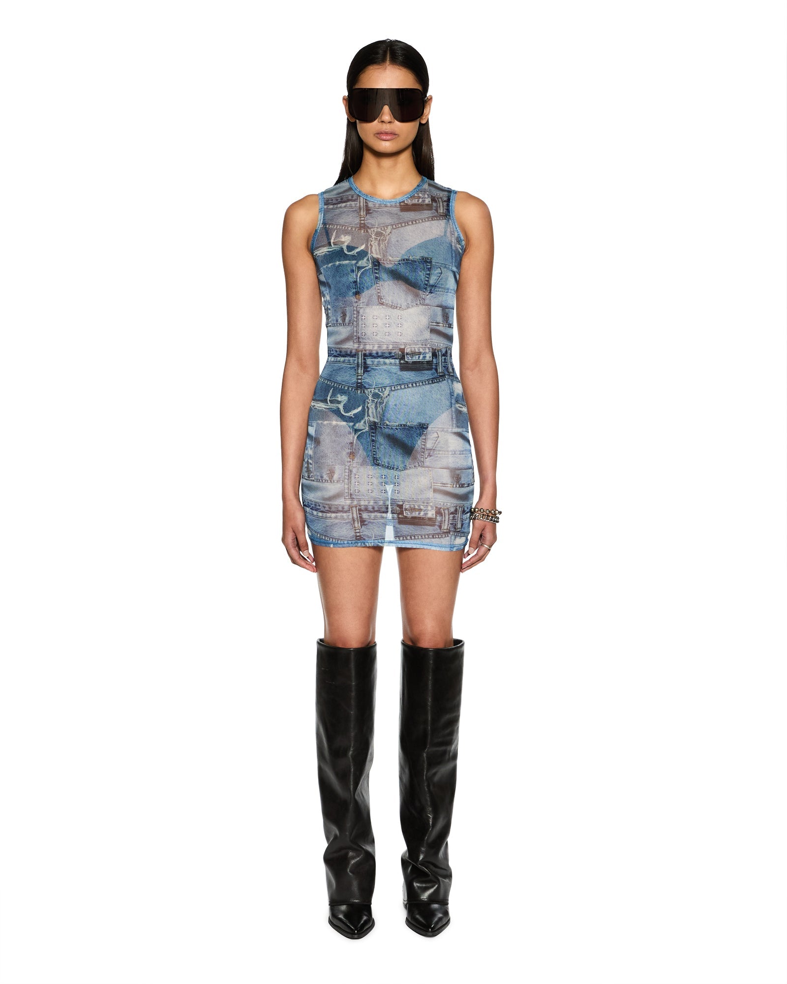WOMENS  STUDIO MINI DRESS FITTED DRESSES