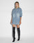 OVERSIZED SHIRT DRESS OVERKAST TRASHED