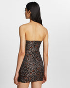 Womens Three Am Dress Leopard Fitted Dresses - Multi Colour