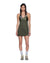 WOMENS  PLAYOFF HALTER DRESS HASH SLIM DRESSES