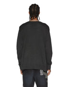 MENS DUG OUT CARDIGAN BLACK KNITWEAR
