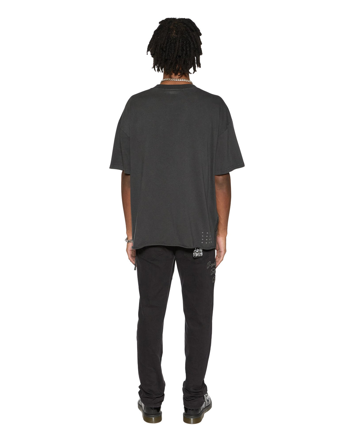 EST POCKET SS TEE OLD BLACK