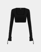 WOMENS FANTASY TOP BLACK FASHION TOPS
