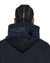 MENS  4X4 PAISE BIGGIE HOODIE COBALT BLACK REGULAR FLEECE